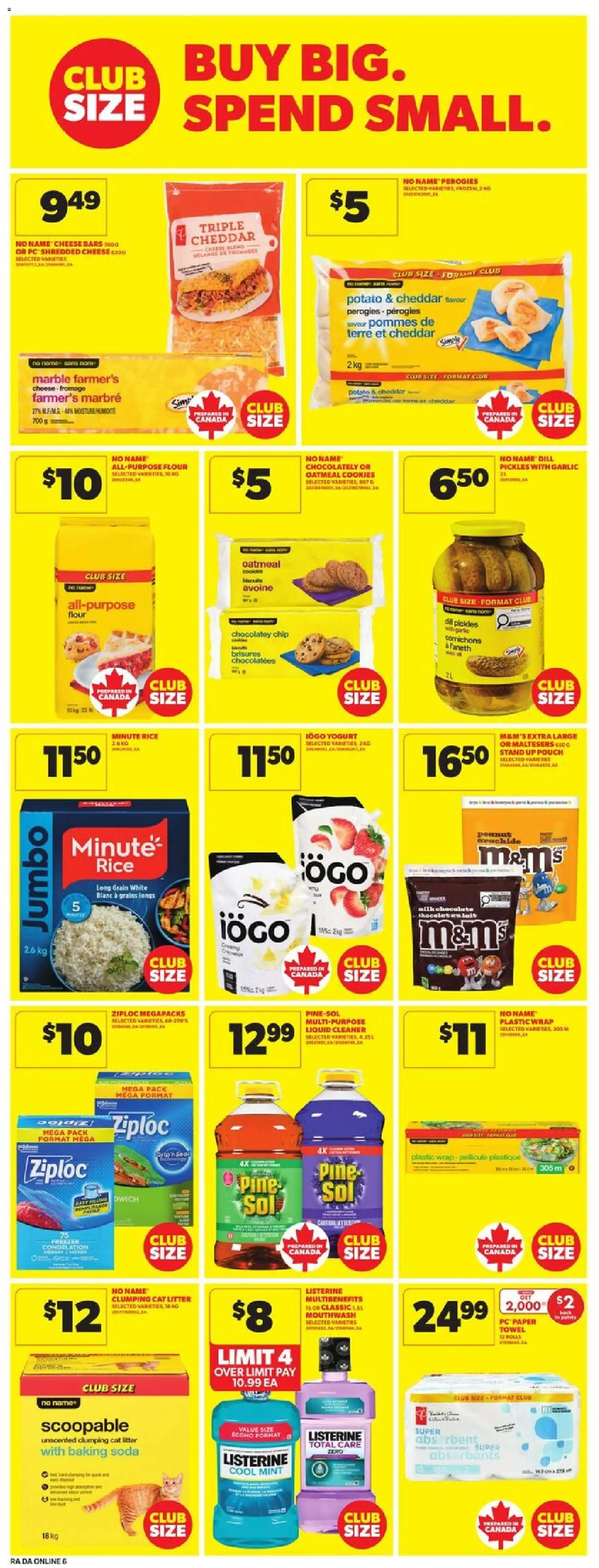Atlantic Superstore flyer valid from 19.02.2026 | Page: 17 | Products: Cookies, PC, Mouthwash, Milk