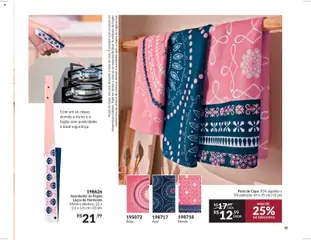 Avon - Campanha 04: Casa & Estilo - Pré-Visualização do folheto da loja Avon, válido de 18.02.2026 | Página: 25 | Produtos: Forno, Fogão, Copa, Algodão