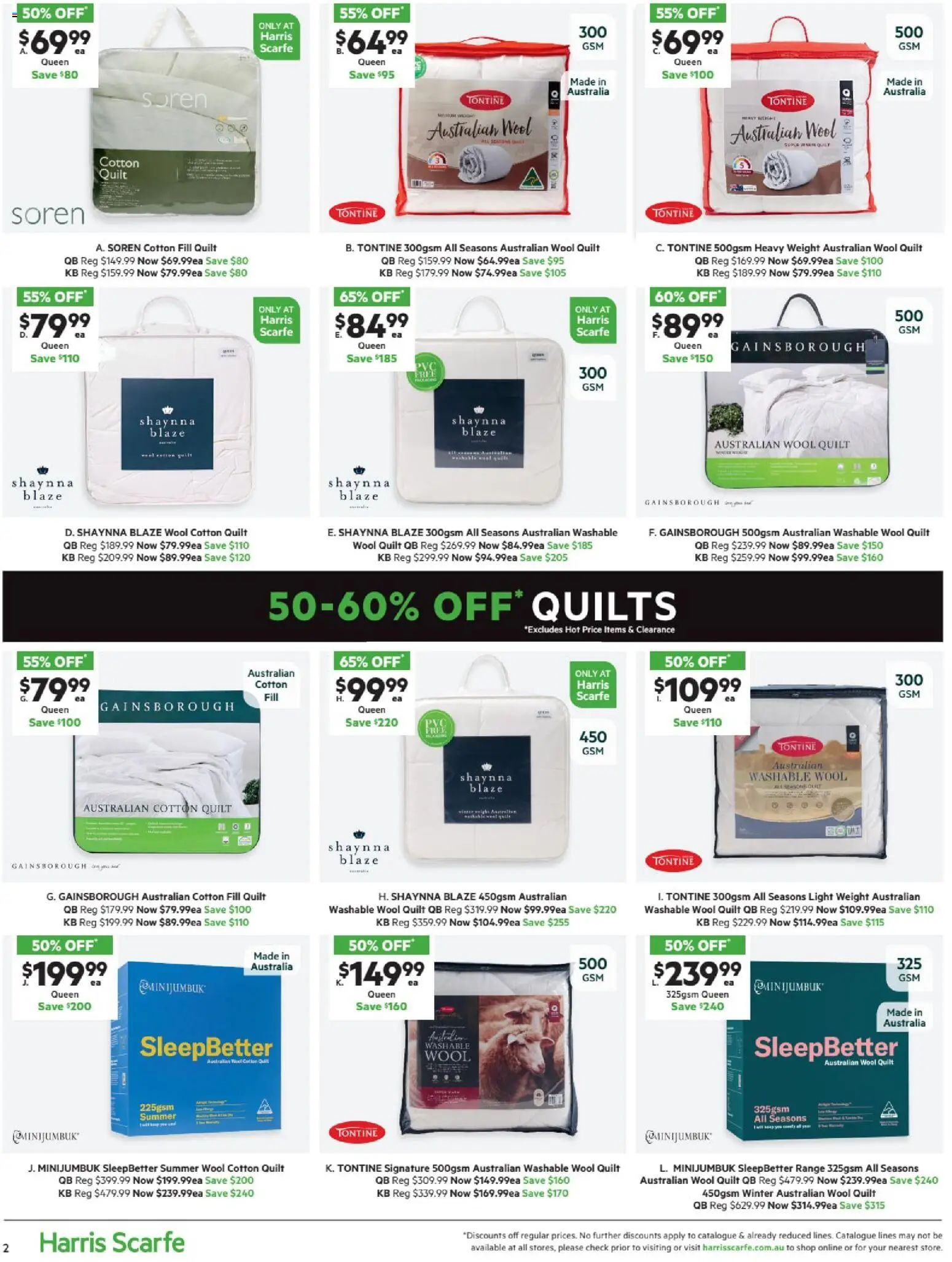 Harris Scarfe catalogue - valid from 20.11.2025 | Page: 2 | Products: Light, Weight