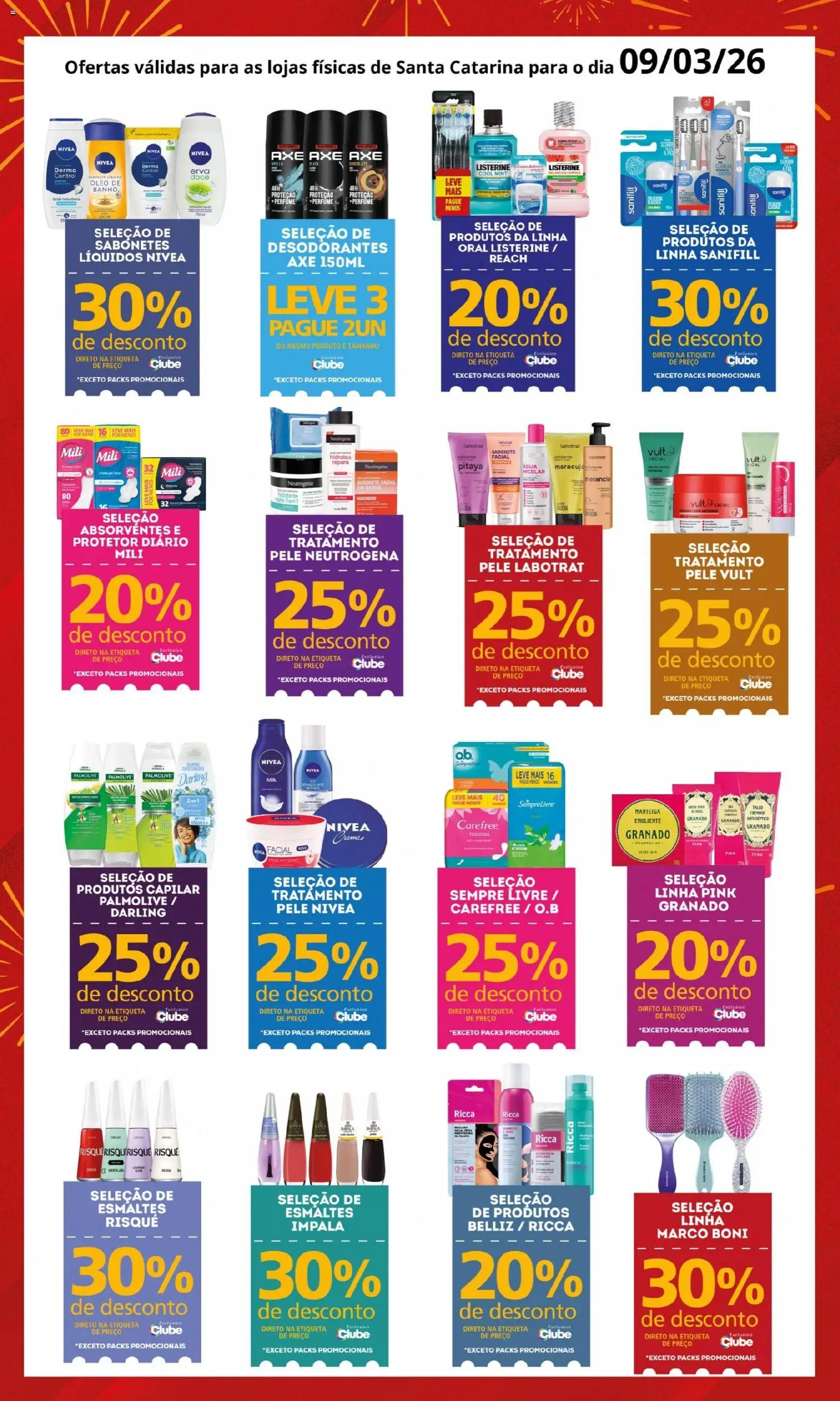 Bistek Supermercados Folheto - válido de 08.03.2026 | Página: 2 | Produtos: Talco, Perfume, Água micelar, Sabonete