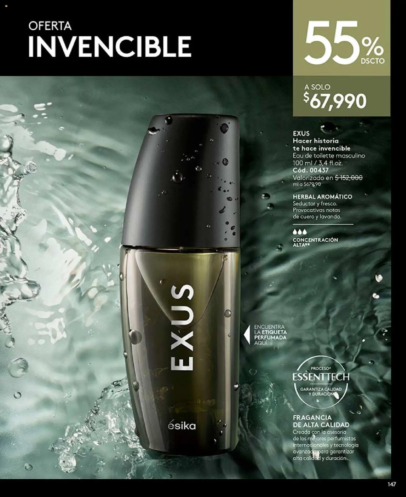 Ésika revista - valida desde el 24.04.2026 | Página: 159 | Productos: Té, Fragancia, Eau de toilette