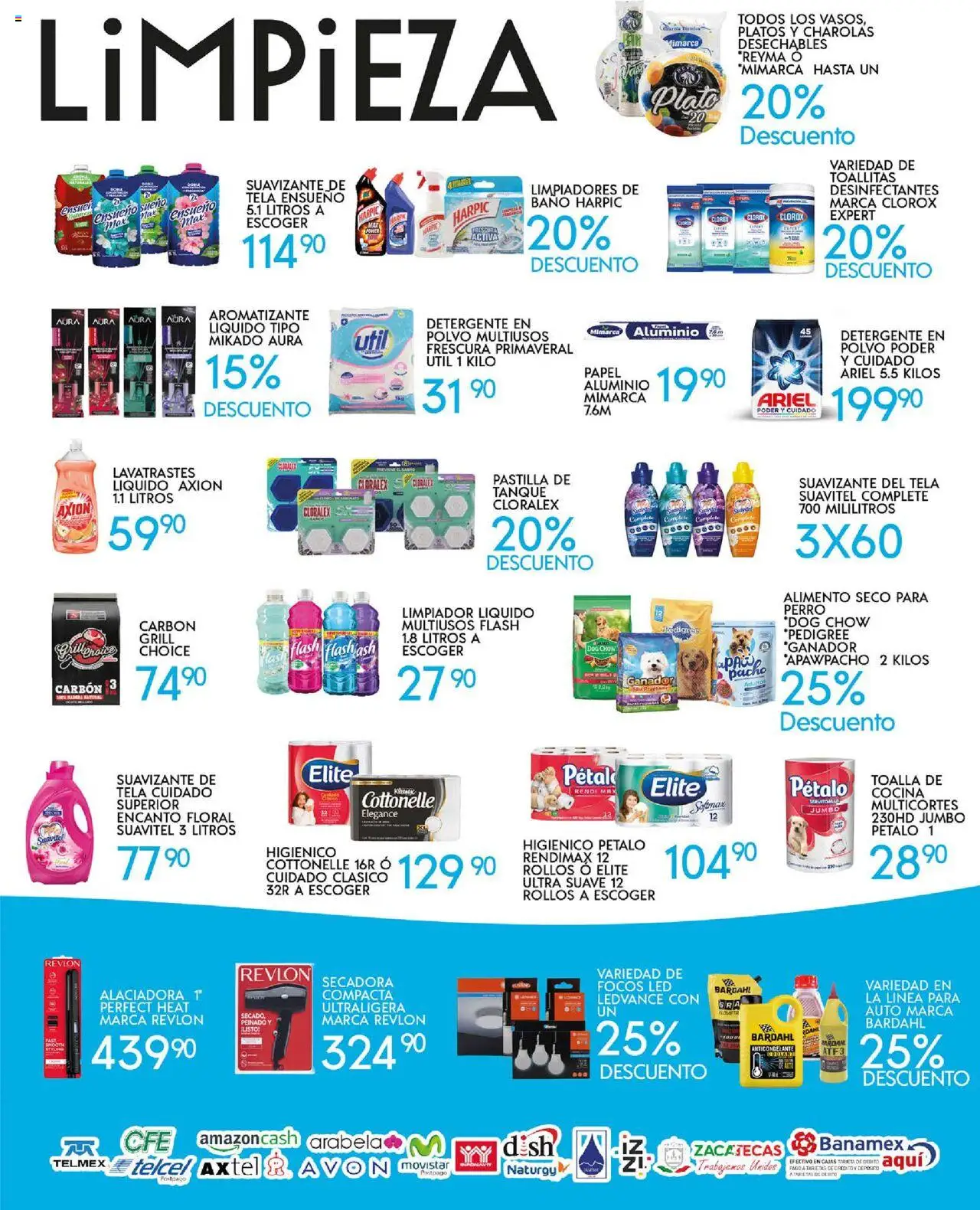 Nuevas ofertas de Alsuper válidas en toda la República Mexicana desde el 03.10.2025. ¡Encuentra las mejores ofertas en Alsuper - Folleto Zacatecas! | Página: 5 | Productos: Toalla, Cocina, Lavavajillas, Bowl