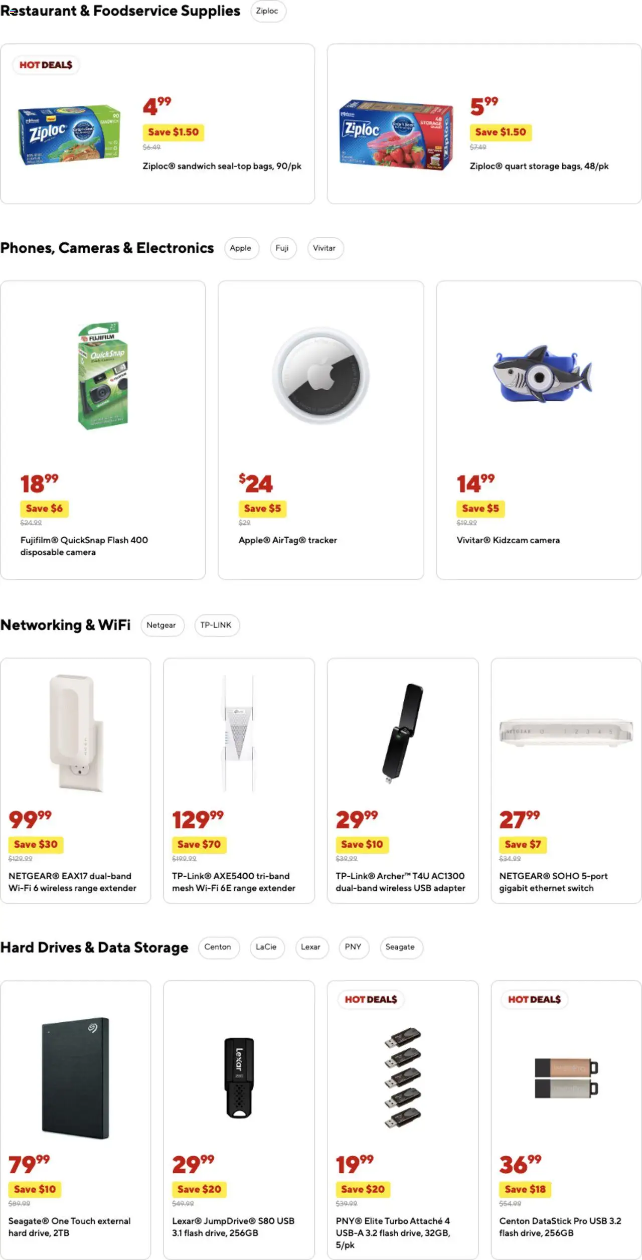 Staples Weekly Ad - valid from 17.08.2025 | Page: 11 | Products: Switch, Camera, Adapter, Usb