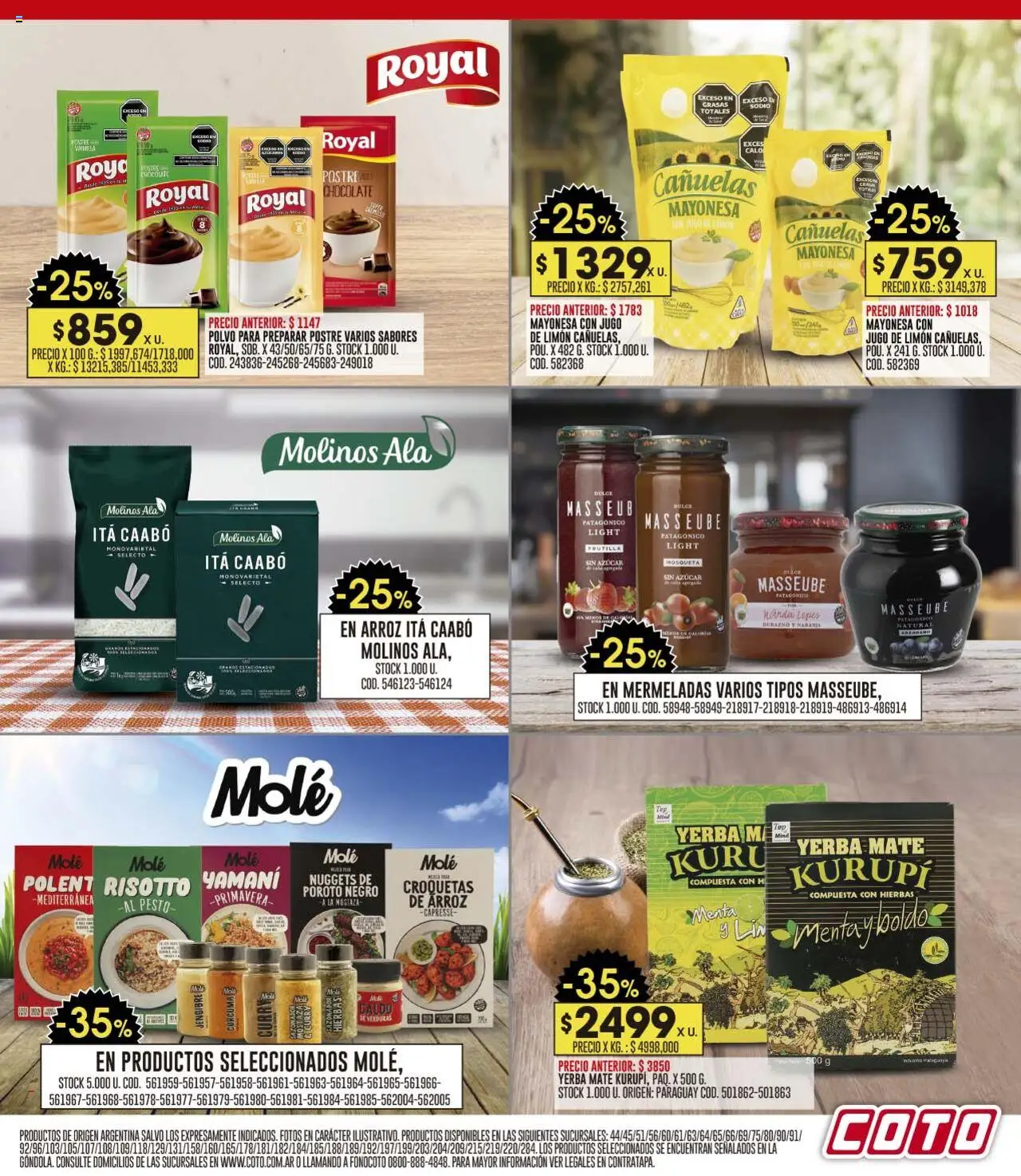 Coto ofertas │ válido desde el 16.06.2025 | Página: 15 | Productos: Mayonesa, Mostaza, Curcuma, Chocolate