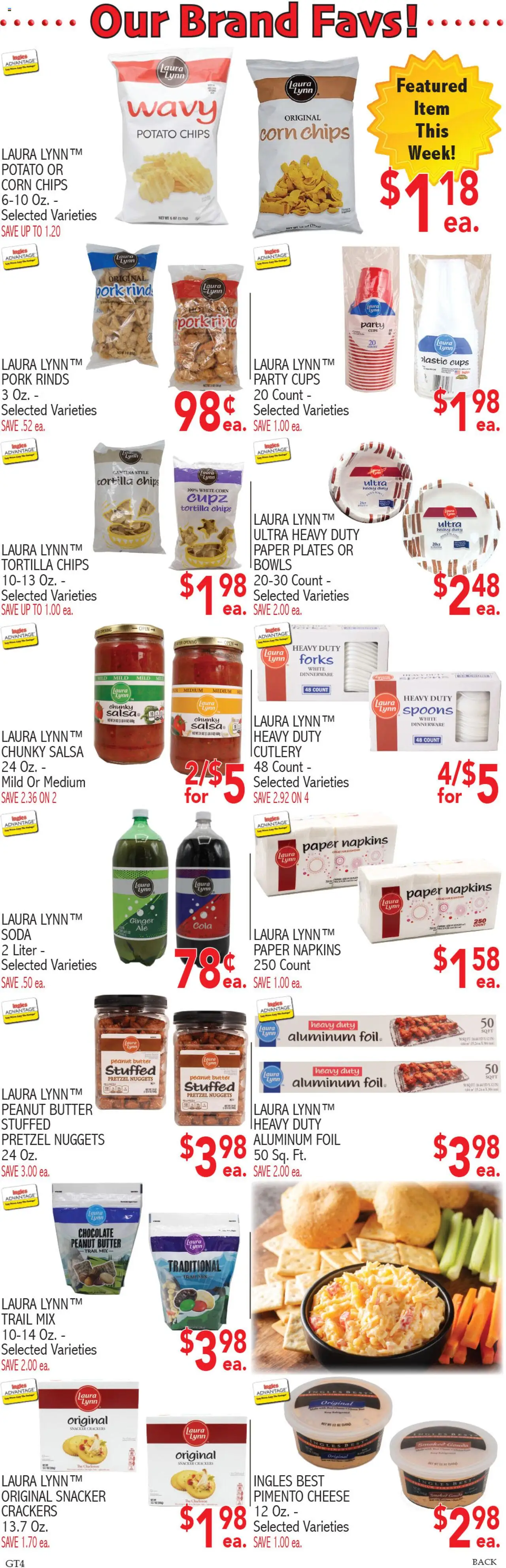 Ingles Weekly Ad - valid from 17.09.2025 | Page: 7 | Products: Butter, Cheese, Chocolate, Chips