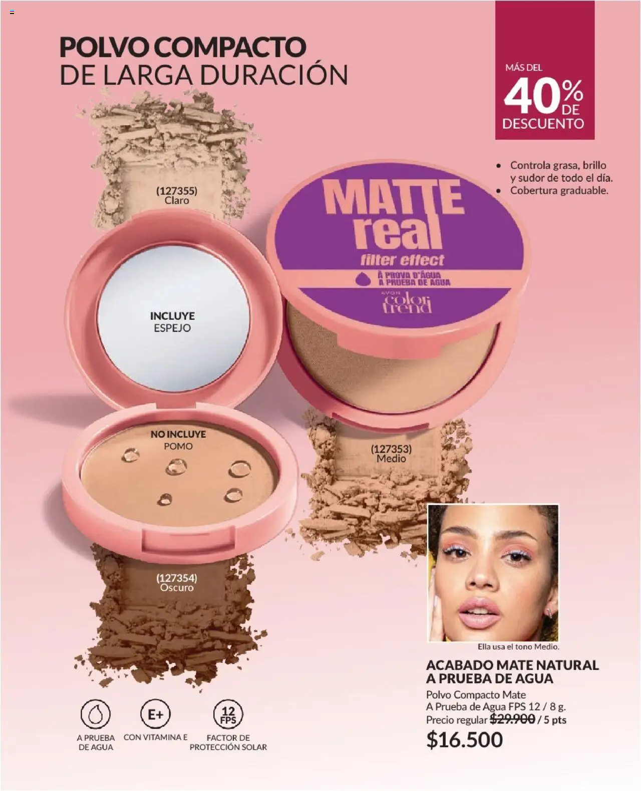 Avon revista - valida desde el 01.08.2025 | Página: 71 | Productos: Agua, Brillo, Espejo, Polvo