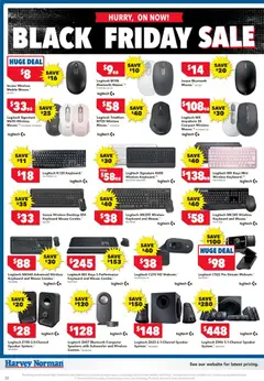 Preview of Harvey Norman Computers & Tech Black Friday Deals - valid from 20.11.2025 | Page: 22 | Products: Accessories, Desktop, Computer, Mobile