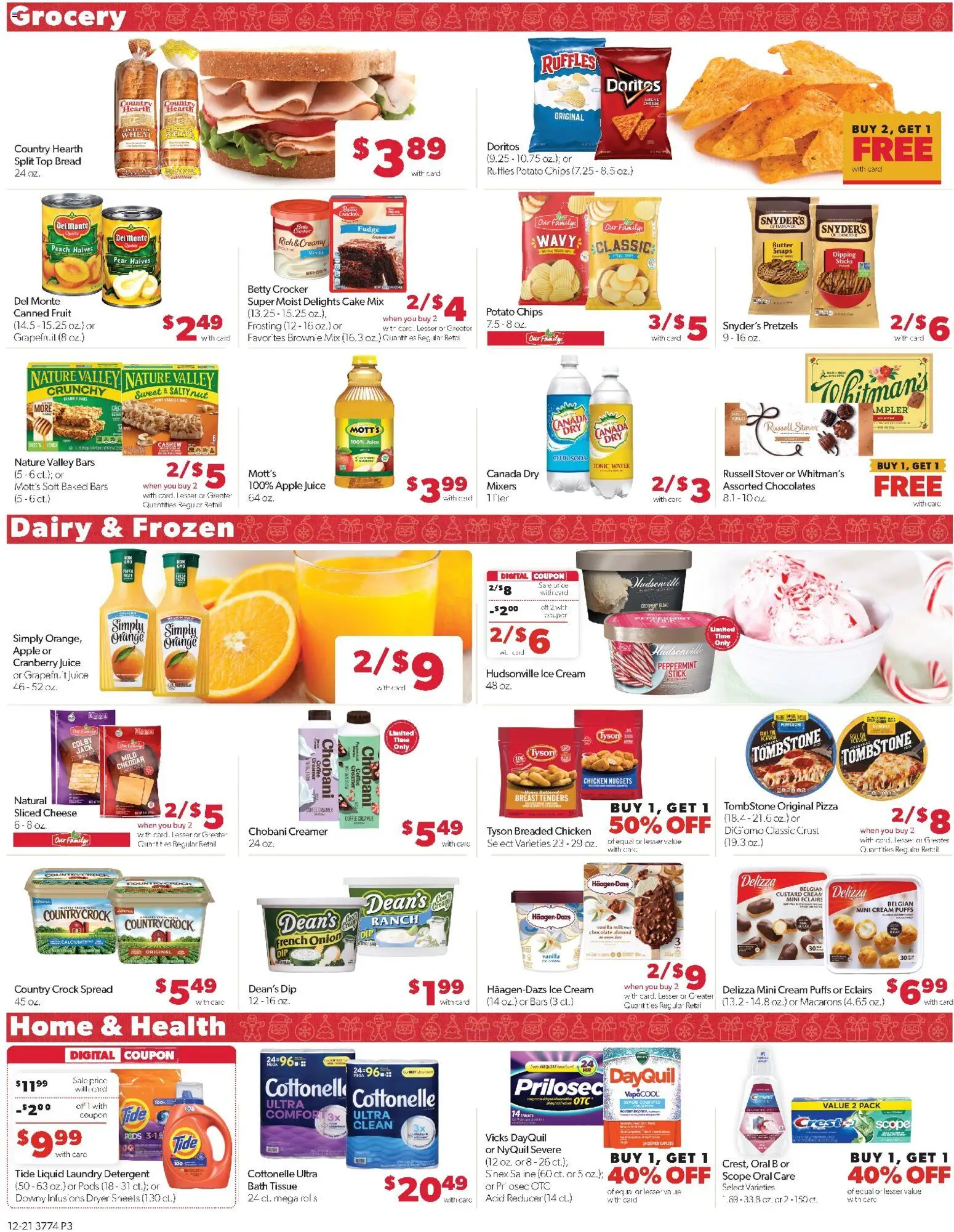 Family Fare Weekly Ad - NE - valid from 21.12.2025 | Page: 8 | Products: Bath, Bread, Pizza, Pear