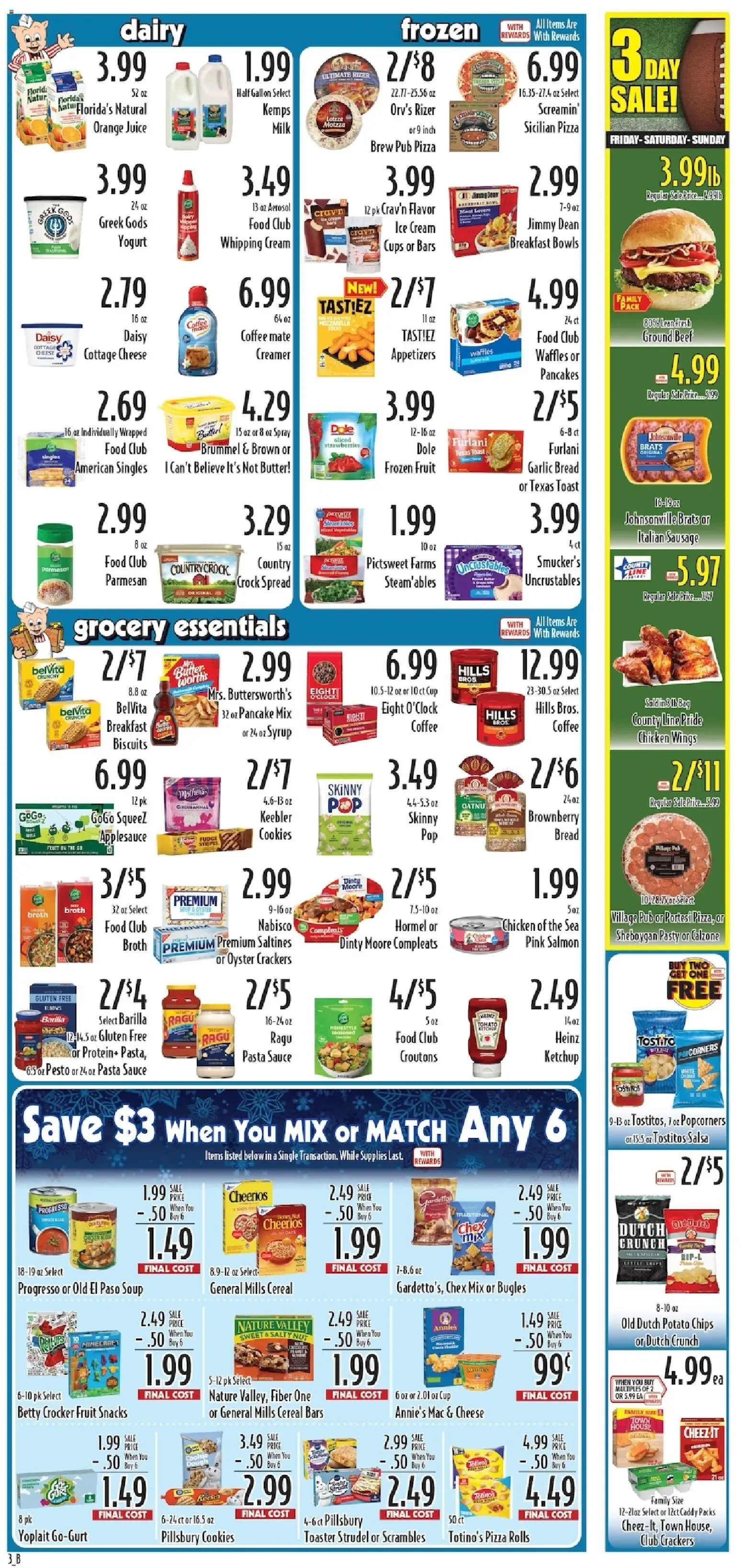 Piggly Wiggly Weekly Ad - valid from 07.01.2026 | Page: 7 | Products: Toaster, Coffee, Cottage cheese, Sausage