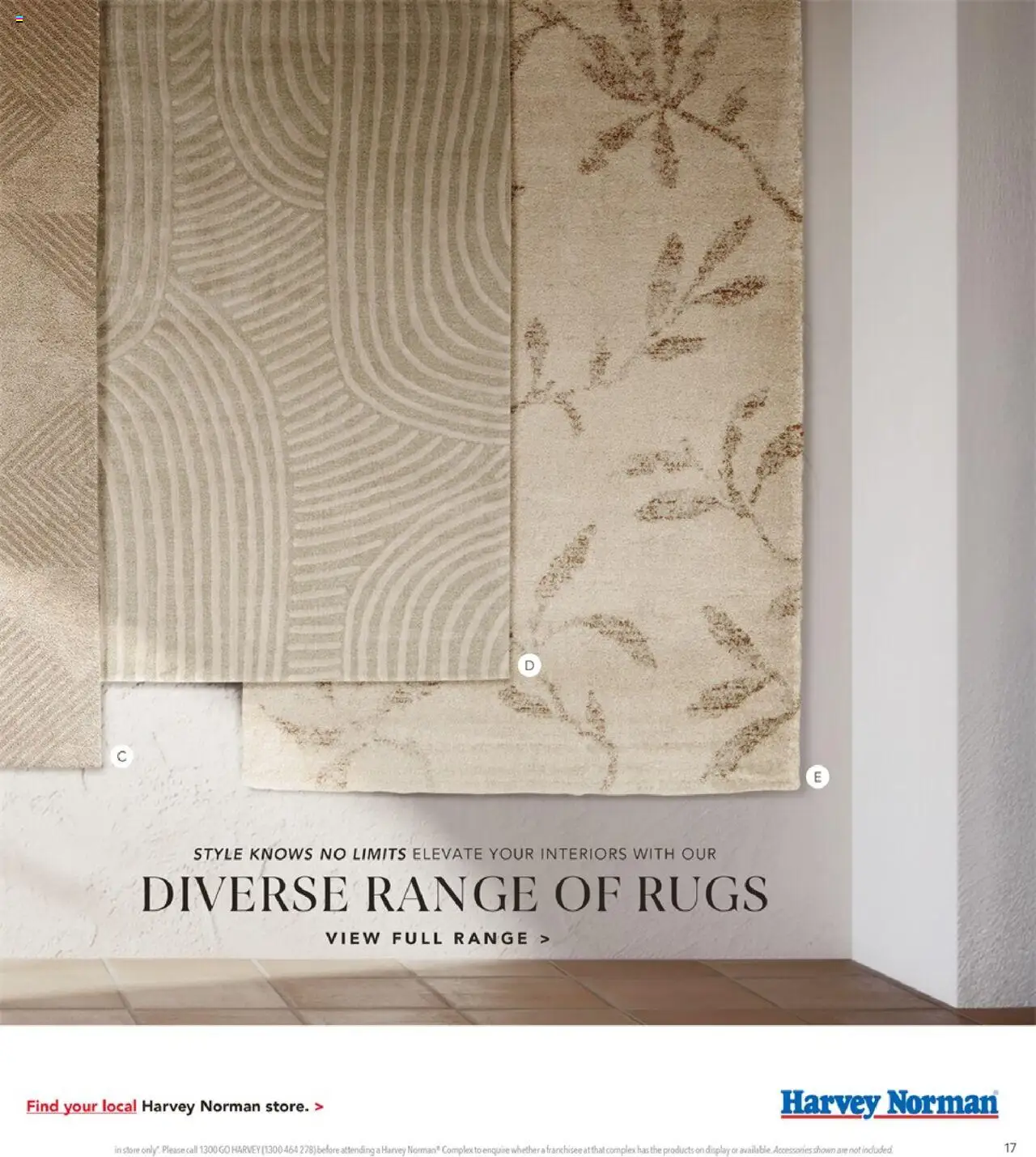 Harvey Norman catalogue - valid from 02.10.2025 | Page: 17 | Products: Rugs, Accessories