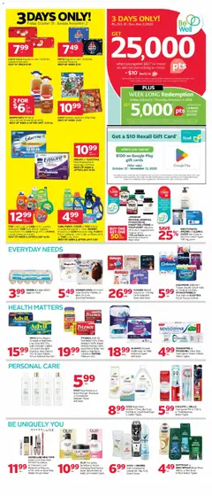 Preview of Rexall weekly flyer / circulaire from shop Rexall valid from 31.10.2025 | Page: 2