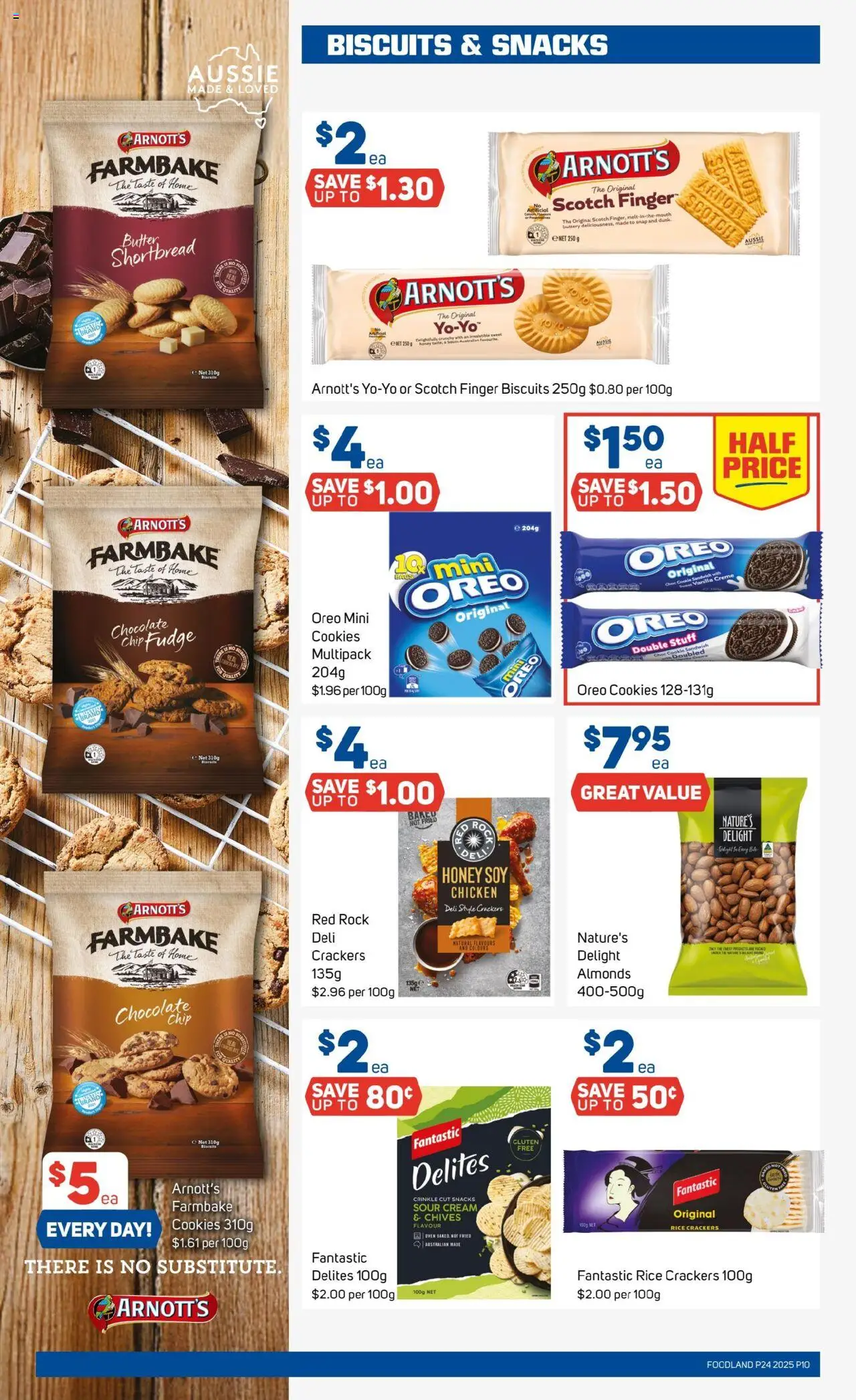 Foodland catalogue - valid from 11.06.2025 | Page: 10 | Products: Rice, Sour cream, Biscuits, Scotch