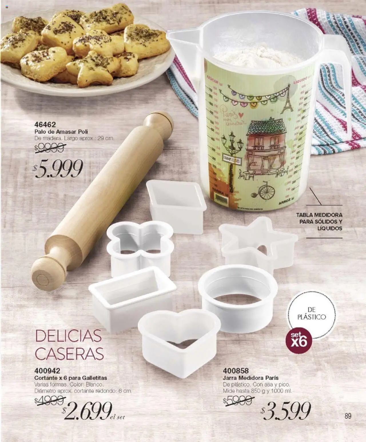 Violetta catálogo │ válido desde el 19.09.2025 | Página: 89 | Productos: Palo de amasar, Galletitas, Azucar, Arroz