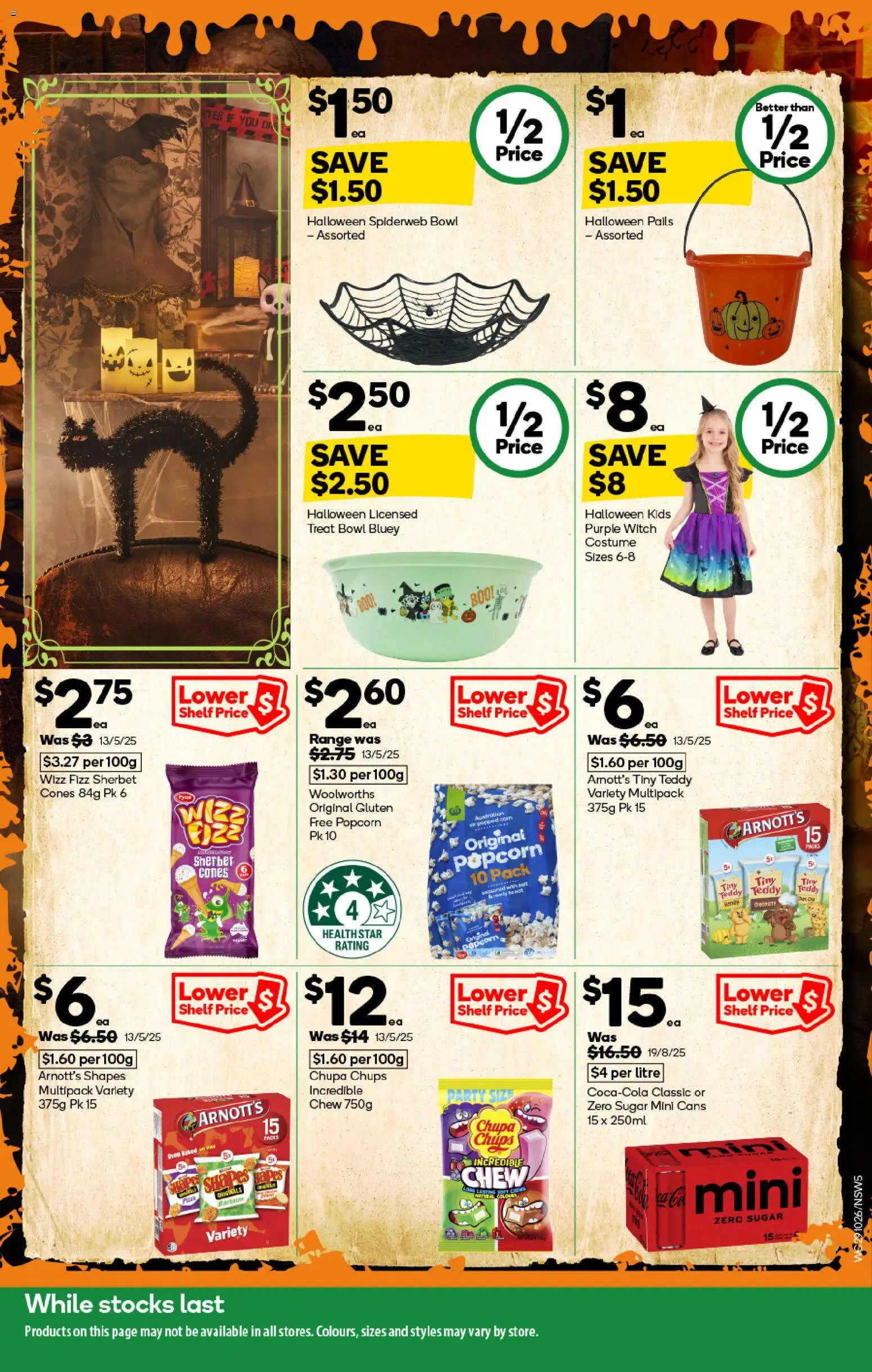 Woolworths catalogue - valid from 29.10.2025 | Page: 5 | Products: Shelf, Popcorn, Sugar, Grapes