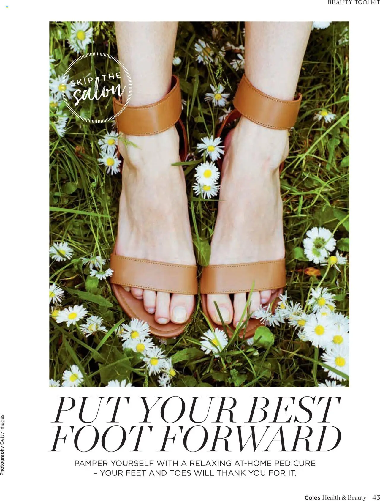Coles catalogue - valid from 07.10.2024 | Page: 43 | Products: Pedicure