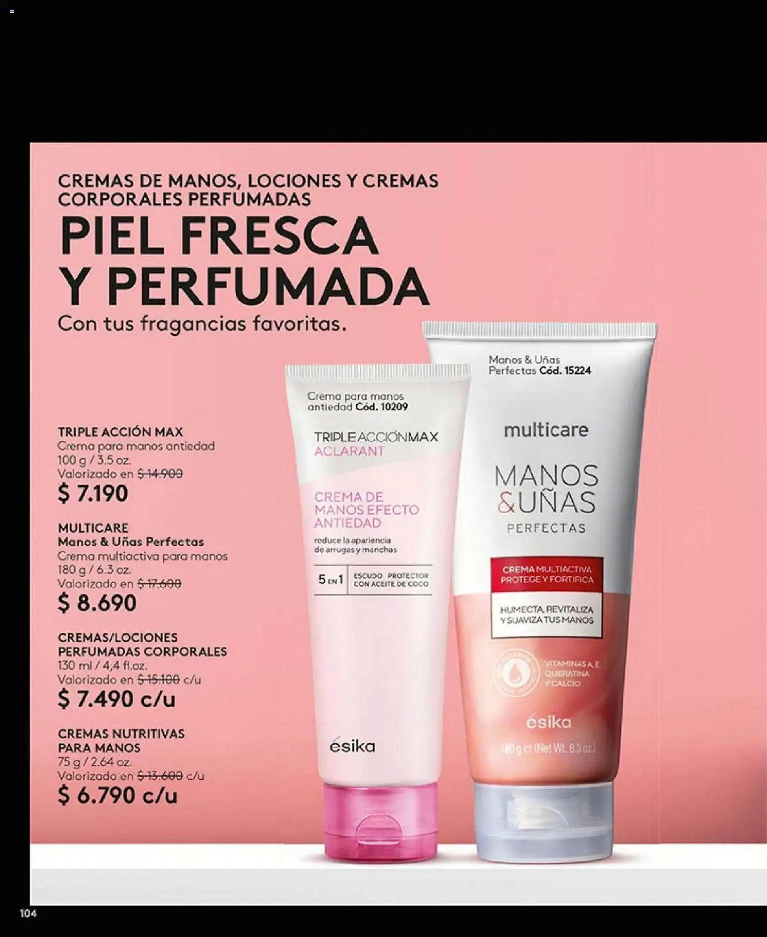 Catálogo Ésika Campaña 4 │ válido desde el 15.02.2026 | Página: 104 | Productos: Aceite, Crema