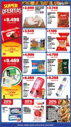 Vista previa Makro Ofertas VOLVETE A ILUSIONAR OFERTAS SEMANALES válido desde el 23.04.2026 | Página: 2 | Productos: Peso, Pollo, Manteca, Yogur