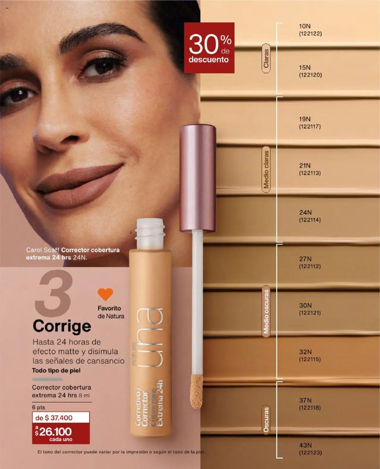 Natura revista - valida desde el 23.07.2025 | Página: 70 | Productos: Corrector