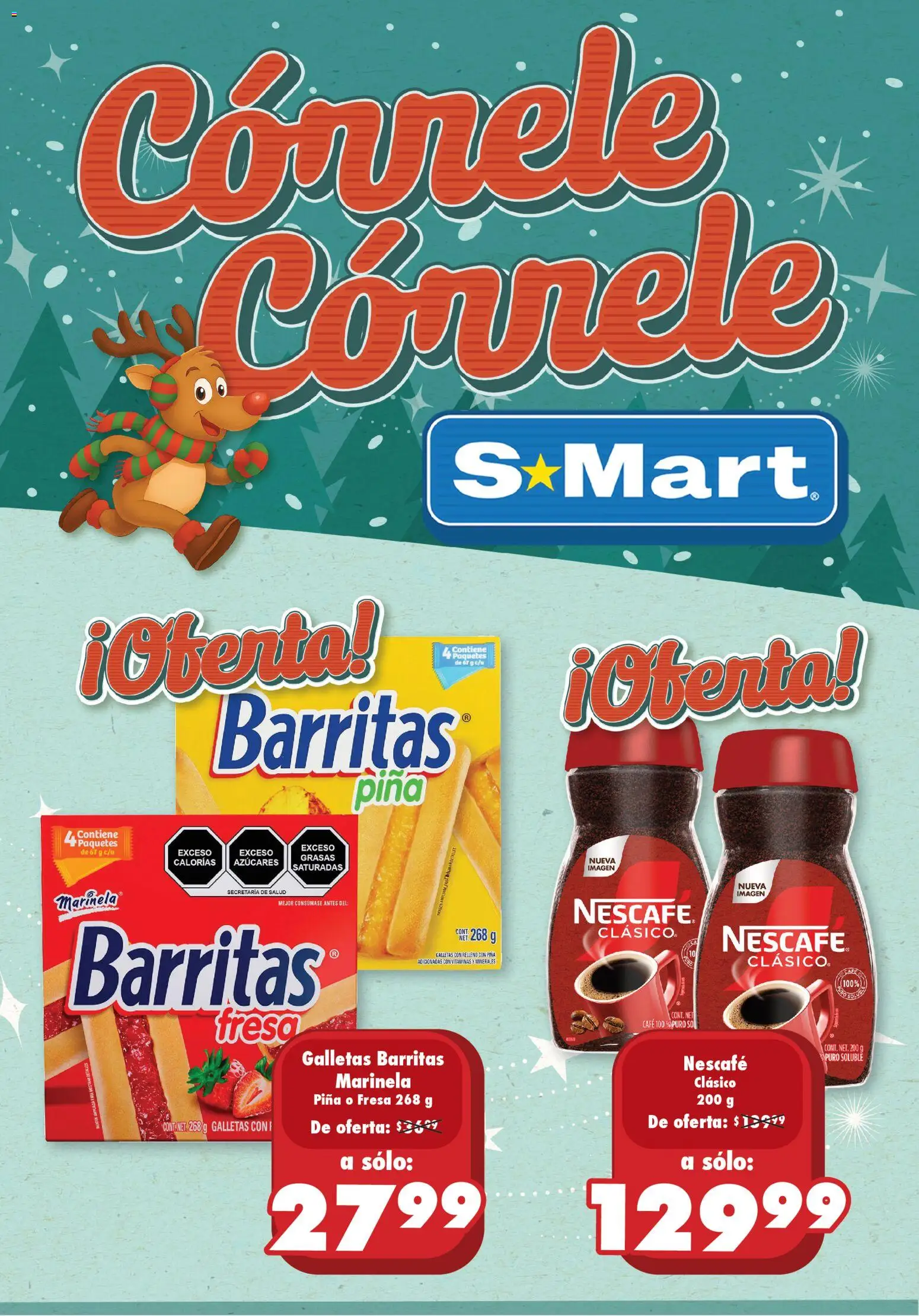 Nuevas ofertas de S-Mart válidas en toda la República Mexicana desde el 18.11.2025. ¡Encuentra las mejores ofertas en S-Mart folleto! | Página: 3 | Productos: Fresa, Café, Piña, Vitaminas