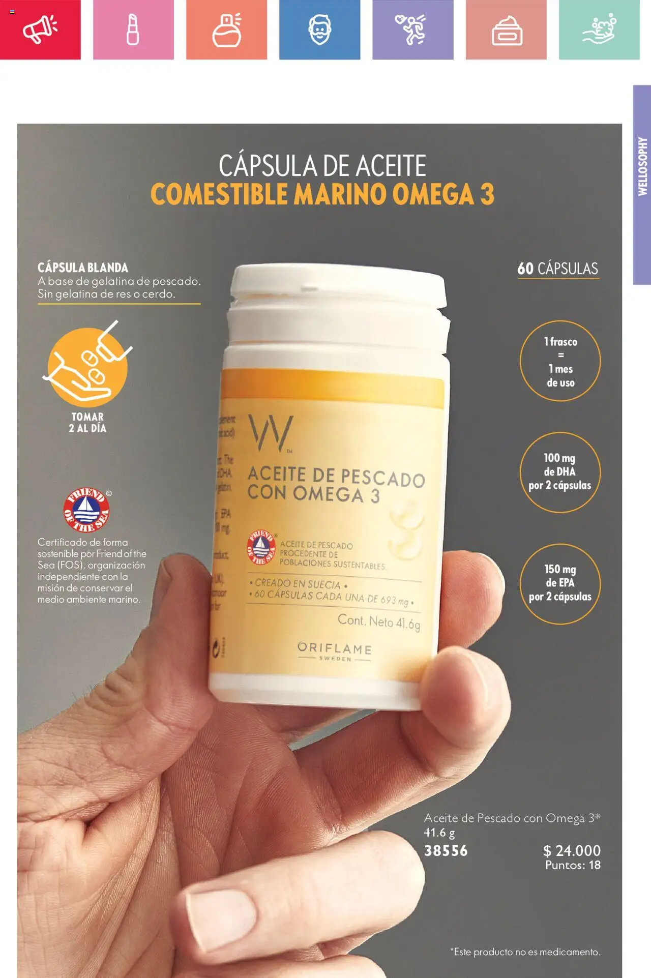Oriflame catálogo │ válido desde el 21.06.2025 | Página: 105 | Productos: Frasco, Base, Pescado, Gelatina