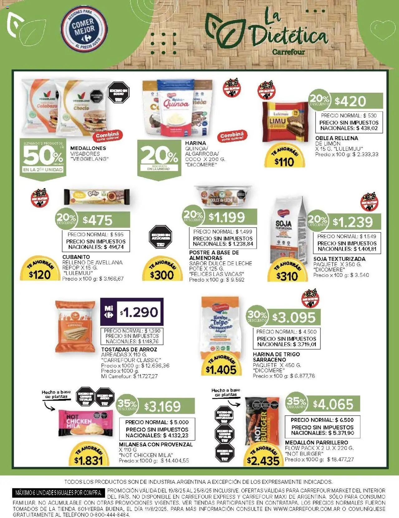 Carrefour ofertas - Catamarca │ válido desde el 19.08.2025 | Página: 48 | Productos: Teléfono, Milanesa, Arroz, Provenzal
