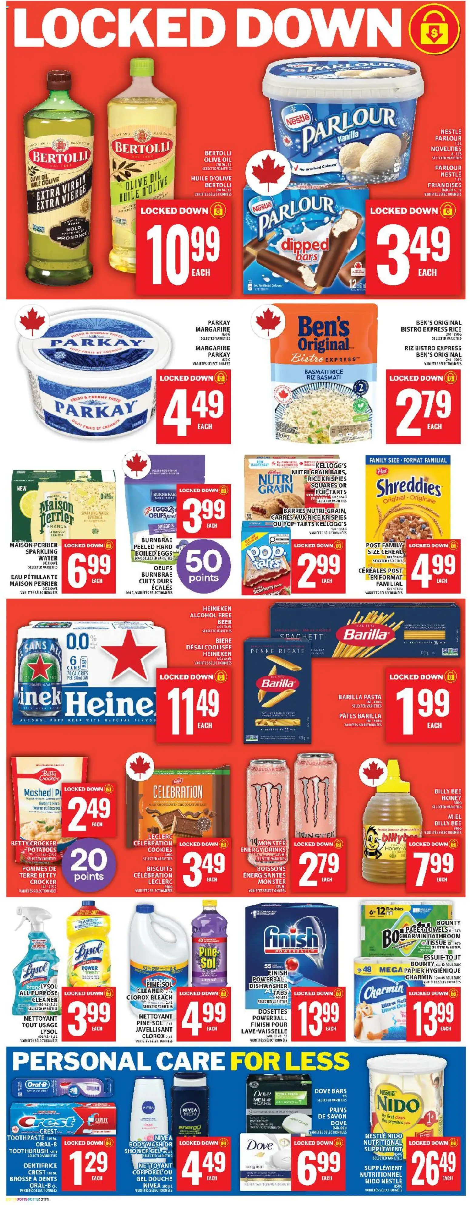 Food Basics flyer valid from 18.12.2025 | Page: 13 | Products: Cookies, Dishwasher, Toothpaste, Beer