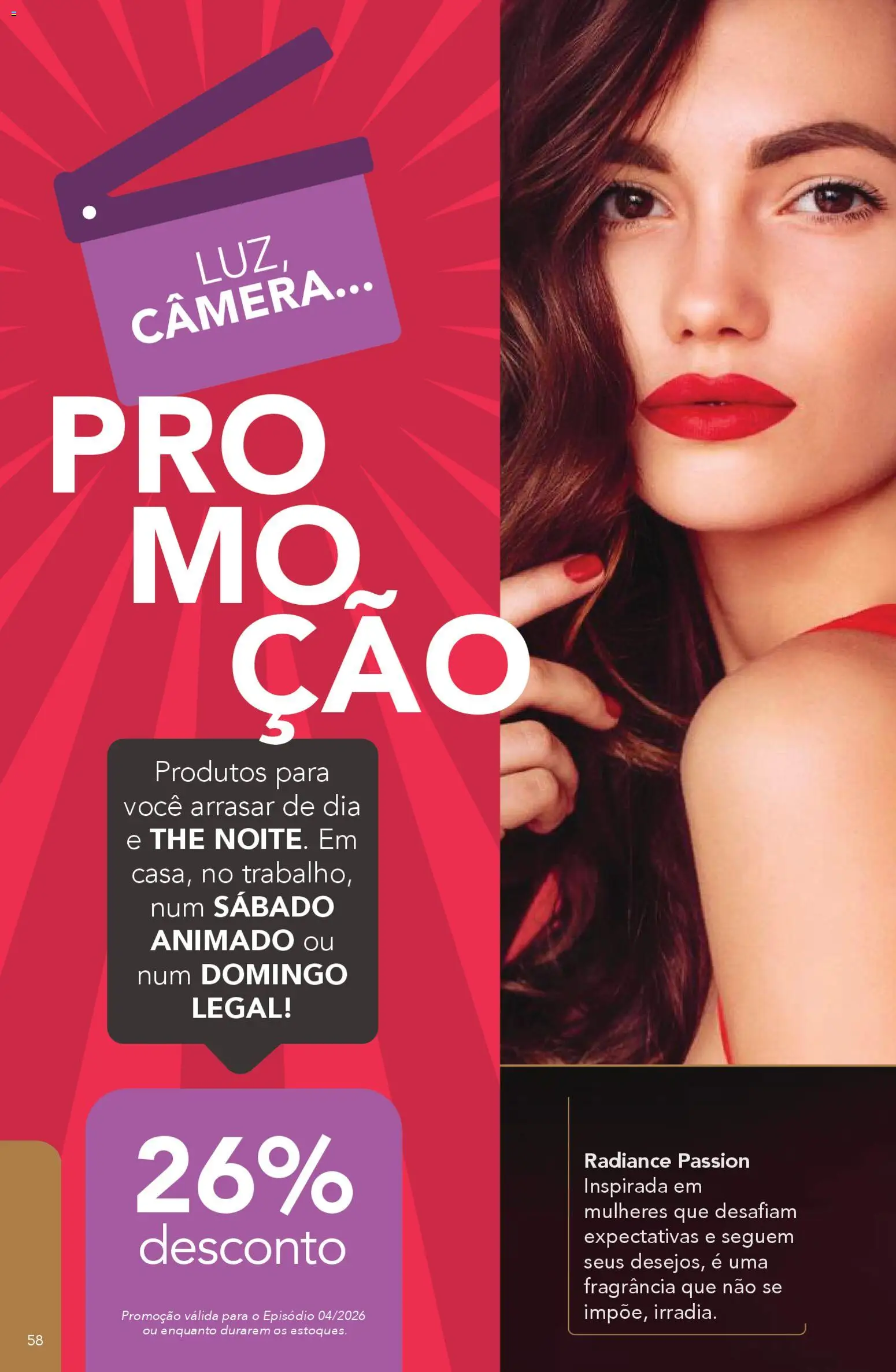 Jequiti Folheto - válido de 06.03.2026 | Página: 58 | Produtos: Fragrância, Câmera