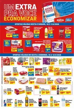 Extra ofertas Fim de semana Mercado - Pré-Visualização do folheto da loja Extra, válido de 10.04.2026