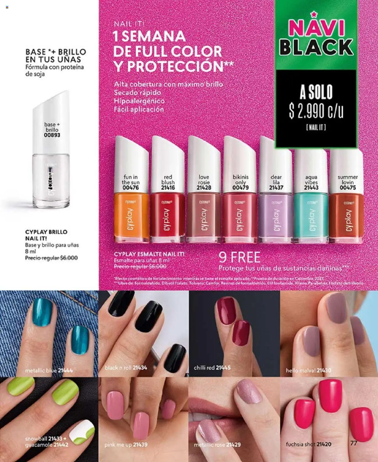 Catálogo CyZone Campaña 17 │ válido desde el 14.10.2025 | Página: 89 | Productos: Brillo, Base