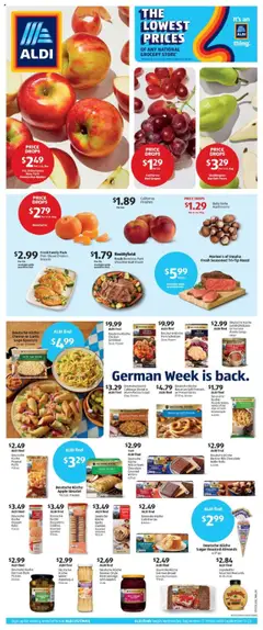 Preview of Aldi weekly ads valid from 17.09.2025