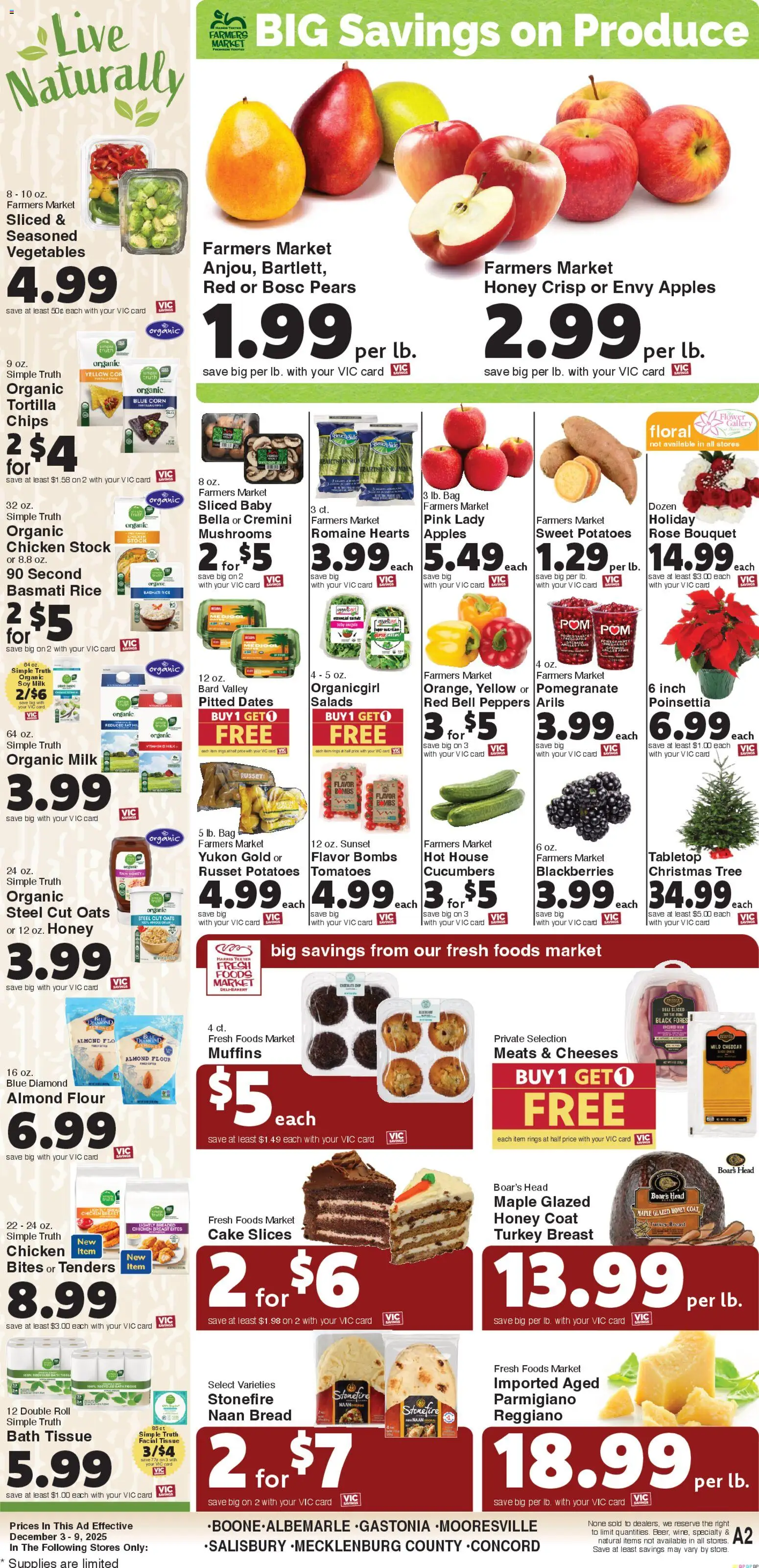 Harris Teeter Weekly Ad - NC - valid from 03.12.2025 | Page: 12 | Products: Vitamin, Corn, Bread, Vegetables
