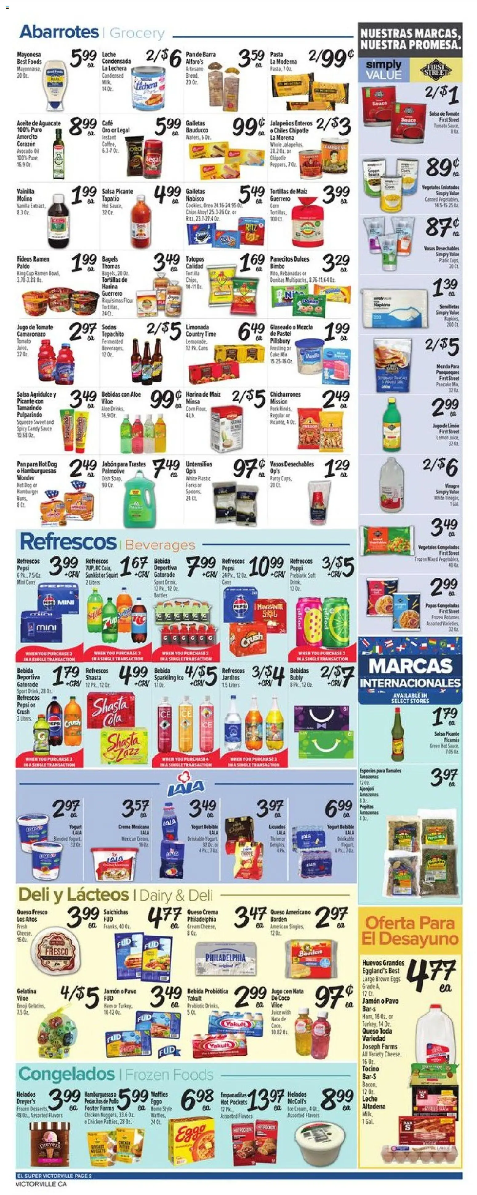 El Super Weekly Ad - CA - valid from 05.11.2025 | Page: 2 | Products: Corn, Yogurt, Juice, Avocado