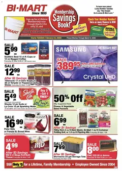 Preview of Bi-Mart weekly ads valid from 24.02.2026