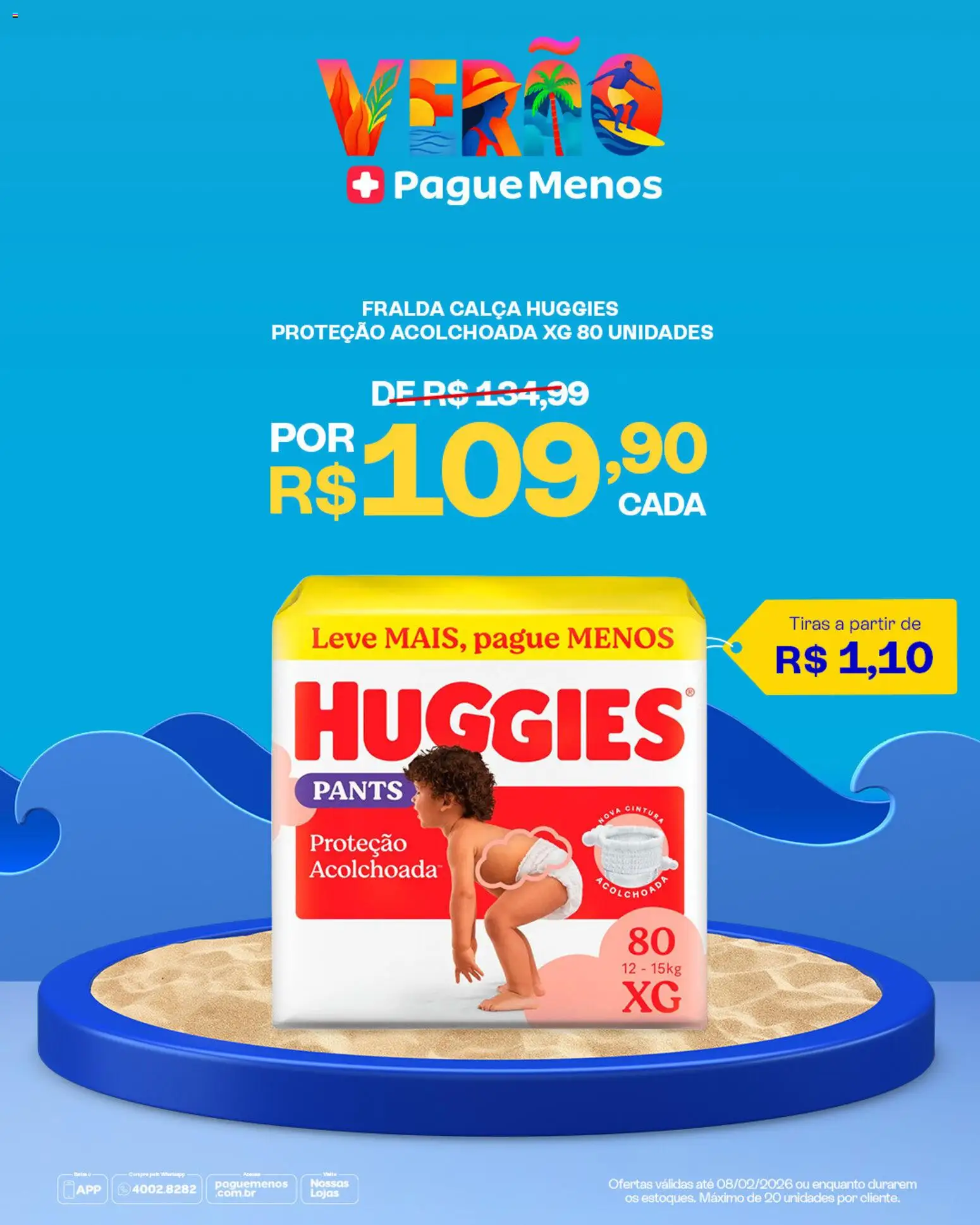 Pague Menos Folheto - válido de 02.02.2026 | Página: 3 | Produtos: Calça