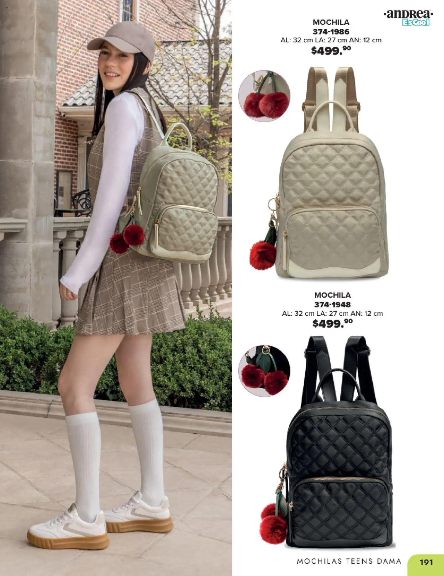 Nuevas ofertas de Andrea válidas en toda la República Mexicana desde el 25.05.2025. ¡Encuentra las mejores ofertas en Andrea catálogo Colegial ! | Página: 191 | Productos: Mochila