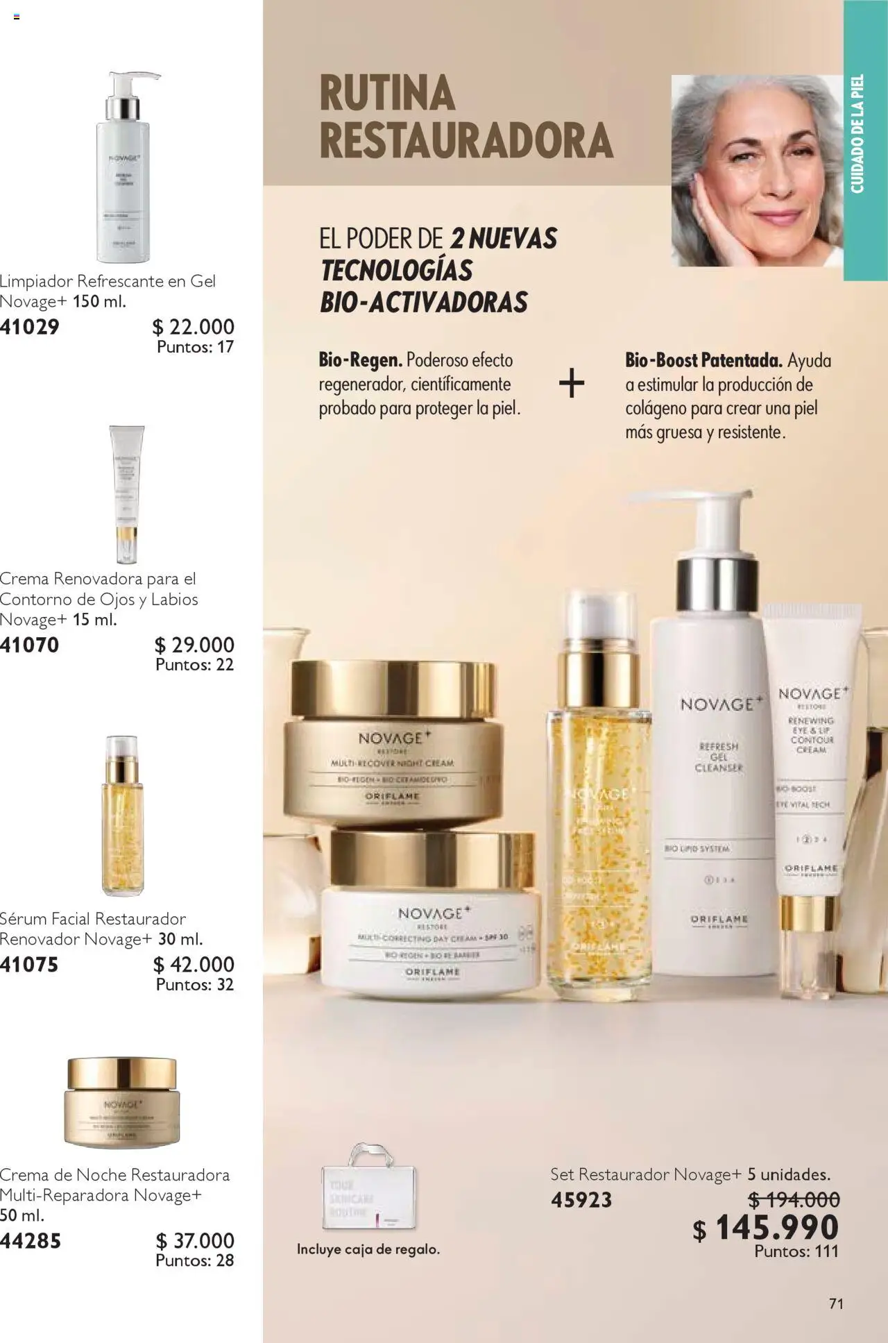 Oriflame - Catálogo │ válido desde el 13.09.2025 | Página: 71 | Productos: Contorno, Limpiador, Caja, Contorno de ojos