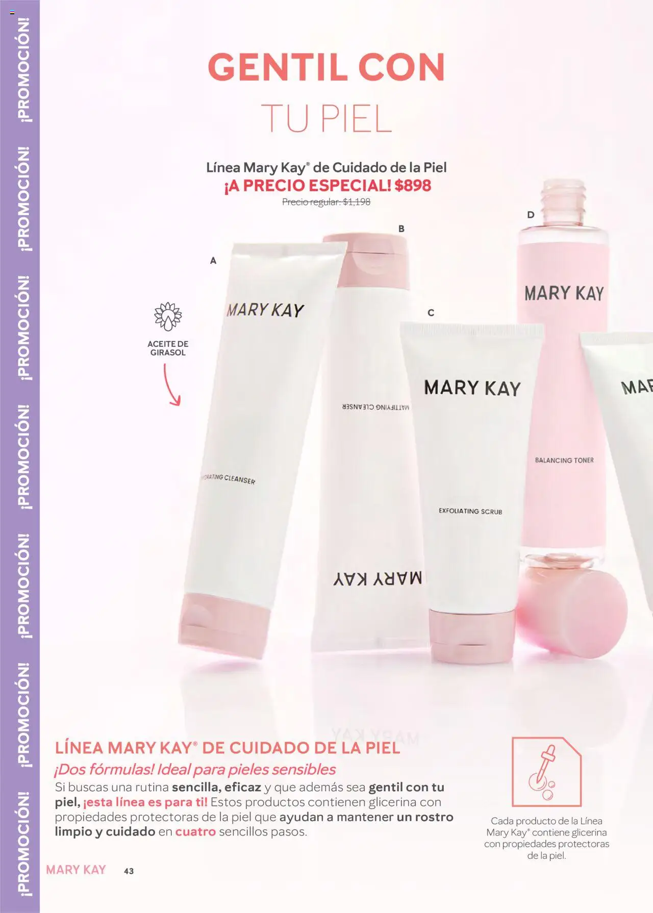 Nuevas ofertas de Mary Kay válidas en toda la República Mexicana desde el 01.07.2025. ¡Encuentra las mejores ofertas en Mary Kay catálogo! | Página: 43 | Productos: Aceite, Toner