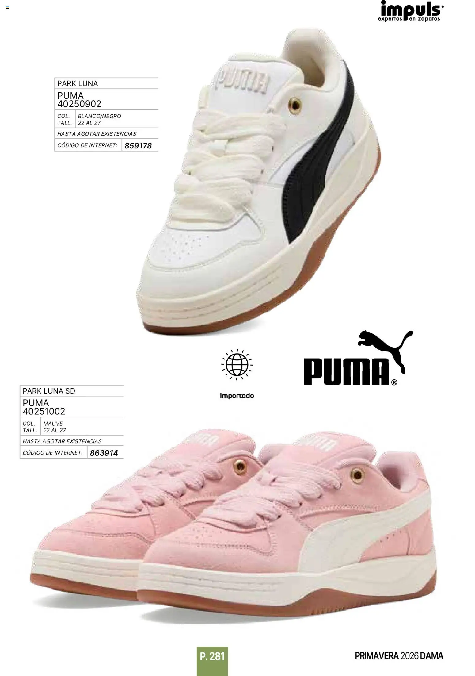 Nuevas ofertas de Impuls válidas en toda la República Mexicana desde el 01.01.2026. ¡Encuentra las mejores ofertas en Impuls catálogo Primavera! | Página: 283 | Productos: Zapatos