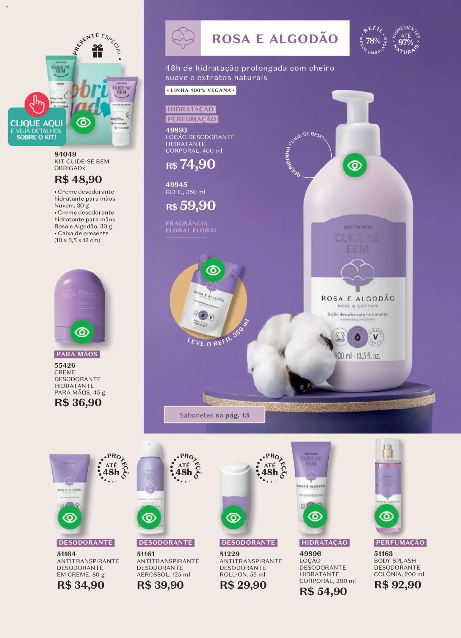 O Boticário Folheto - válido de 26.12.2025 | Página: 15 | Produtos: Desodorante, Caixa, Creme, Body