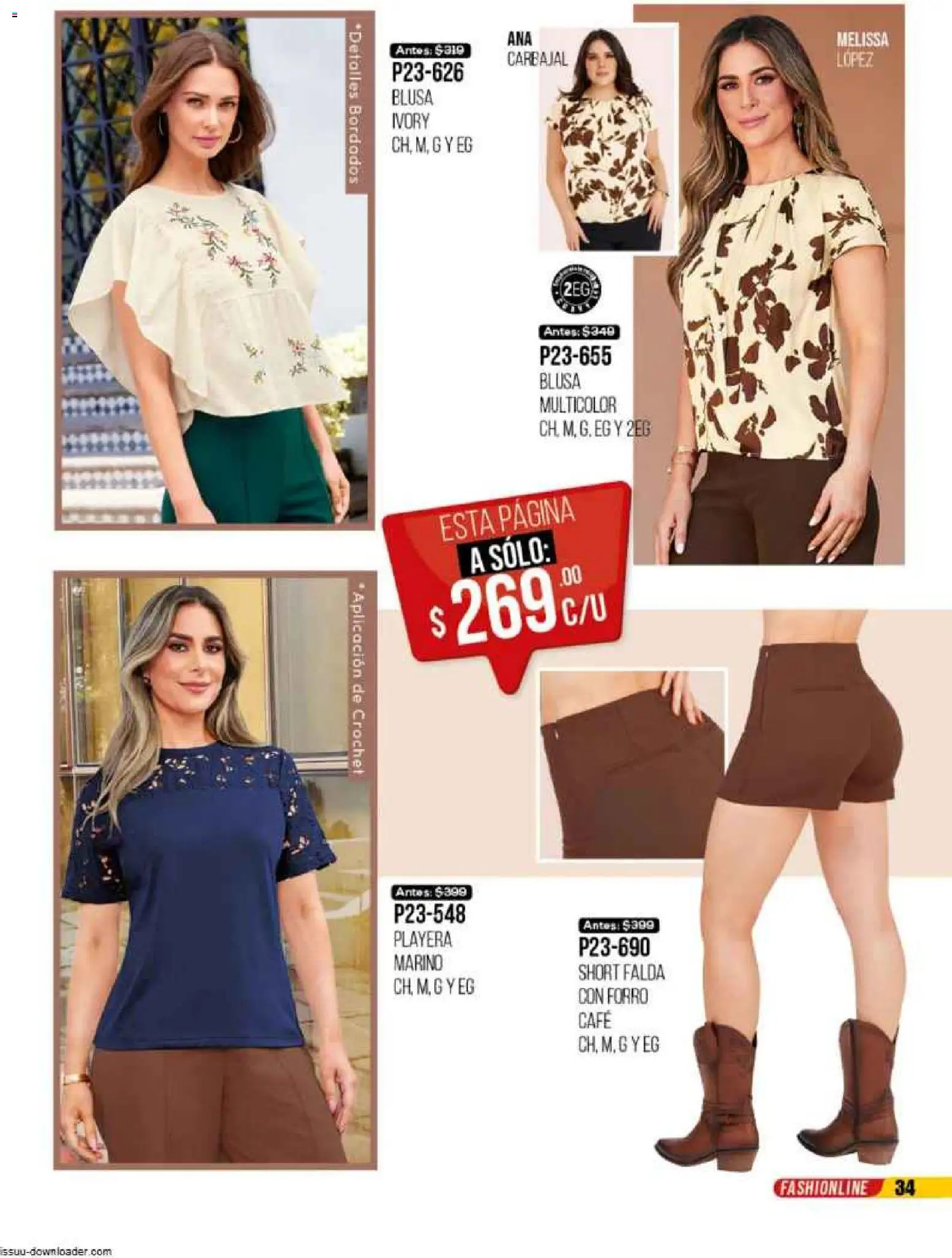 Nuevas ofertas de Cklass válidas en toda la República Mexicana desde el 31.10.2025. ¡Encuentra las mejores ofertas en Cklass catálogo Super Rebajas Ropa! | Página: 37 | Productos: Blusa, Café, Playera, Falda