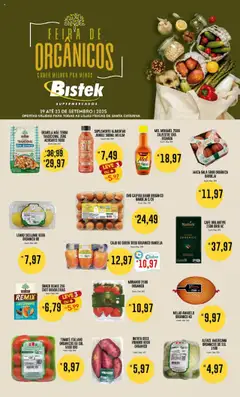 Bistek Supermercados - Ofertas Feira de Orgânicos - Pré-Visualização do folheto da loja Bistek Supermercados, válido de 19.09.2025