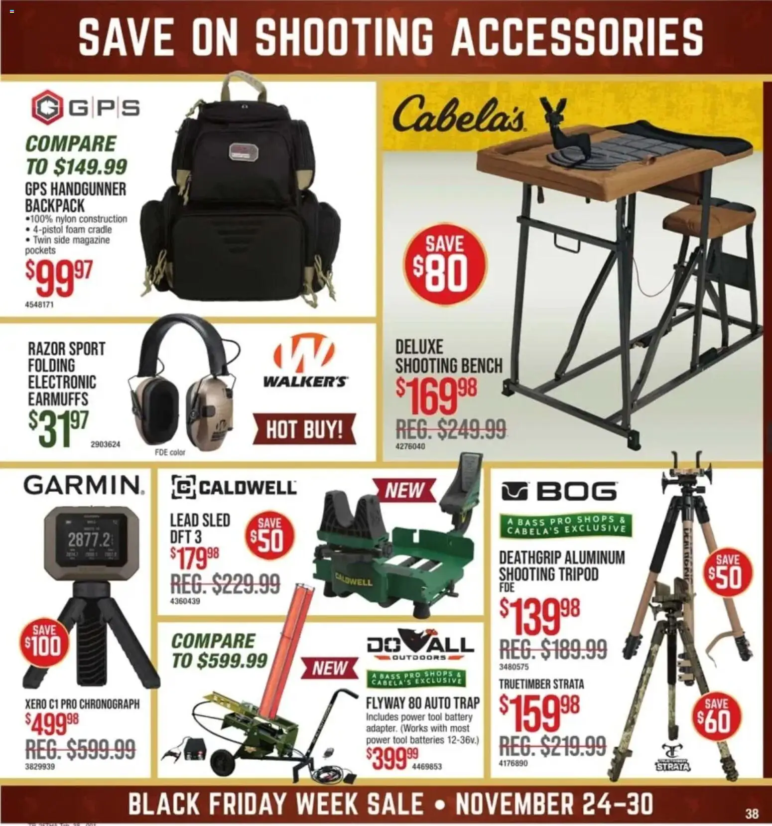 Cabela's Black Friday - valid from 24.11.2025 | Page: 37 | Products: Battery, Backpack