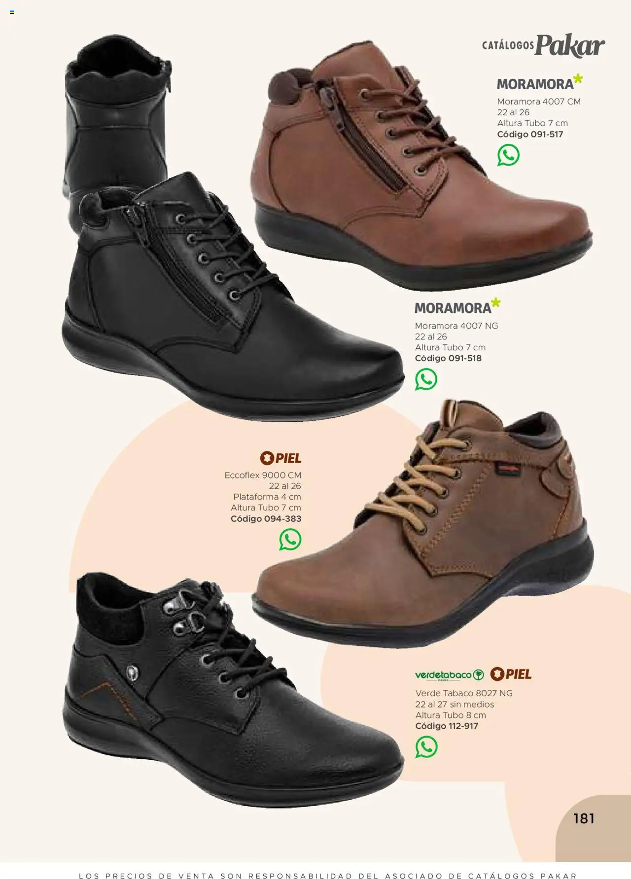 Nuevas ofertas de SC Pakar válidas en toda la República Mexicana desde el 24.07.2025. ¡Encuentra las mejores ofertas en SC Pakar - Catálogo Bota! | Página: 181