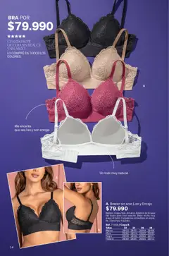 Leonisa - Catálogo principal -  Vista previa de la revista de la tienda Leonisa valido desde el 01.10.2025 | Página: 14 | Productos: Brasier, Mora