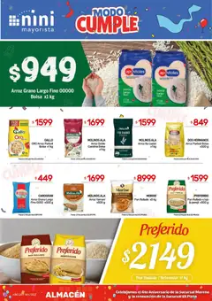 Vista previa NINI Mayorista - Ofertas válido desde el 25.03.2026 | Página: 22 | Productos: Ajo, Pan, Arroz, Pan rallado
