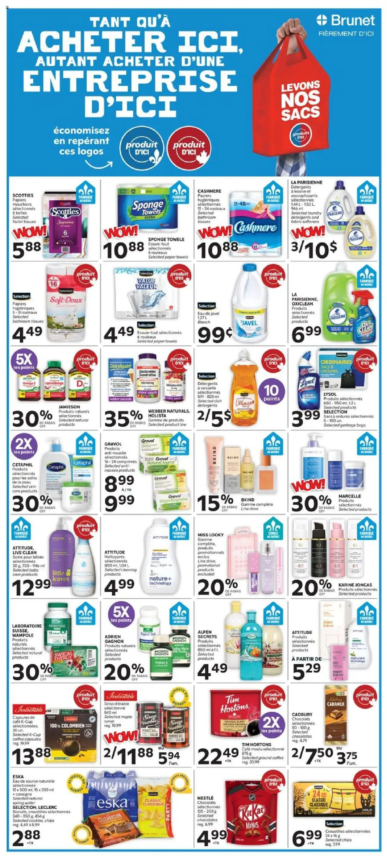 Brunet flyer valid from 02.10.2025 | Page: 9 | Products: Chips, Sponge, Coffee