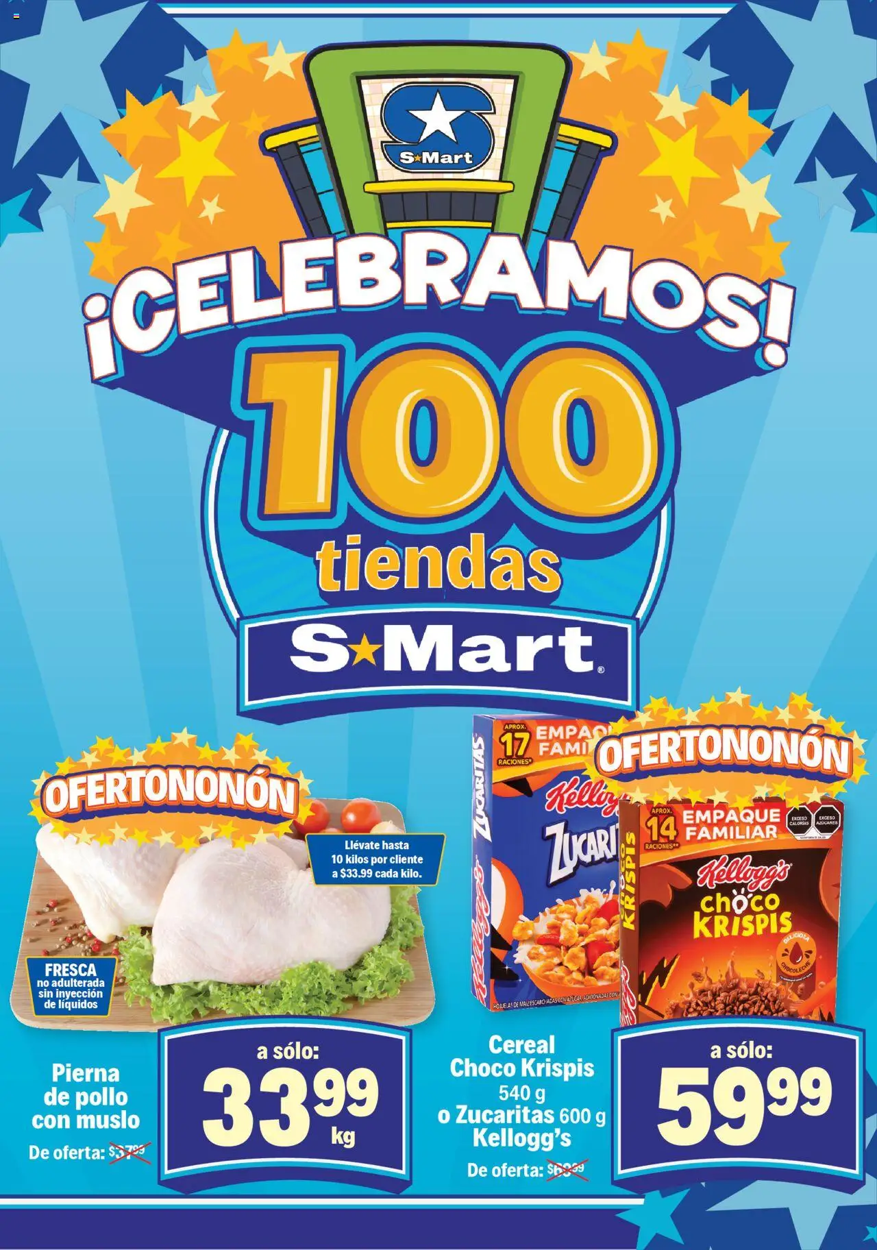 Nuevas ofertas de S-Mart válidas en toda la República Mexicana desde el 26.09.2025. ¡Encuentra las mejores ofertas en S-Mart folleto! | Página: 2 | Productos: Pollo, Maíz, Azúcar, Hojuelas