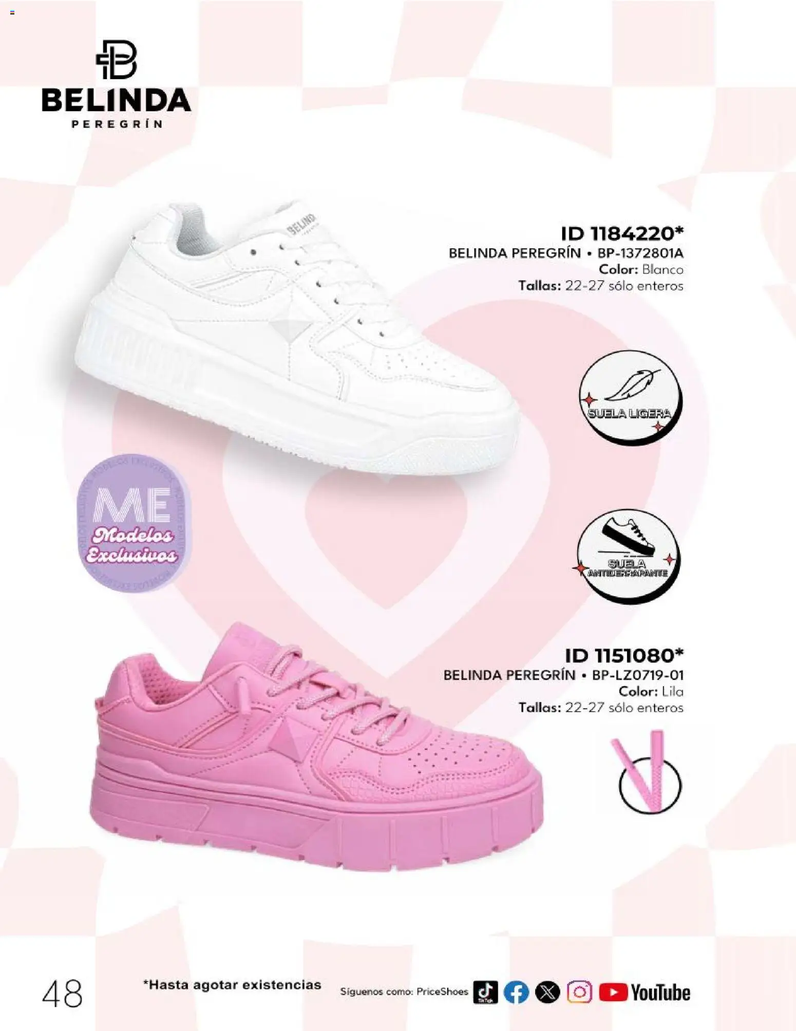 Nuevas ofertas de Price Shoes válidas en toda la República Mexicana desde el 08.12.2025. ¡Encuentra las mejores ofertas en Price Shoes catálogo Belinda! | Página: 48