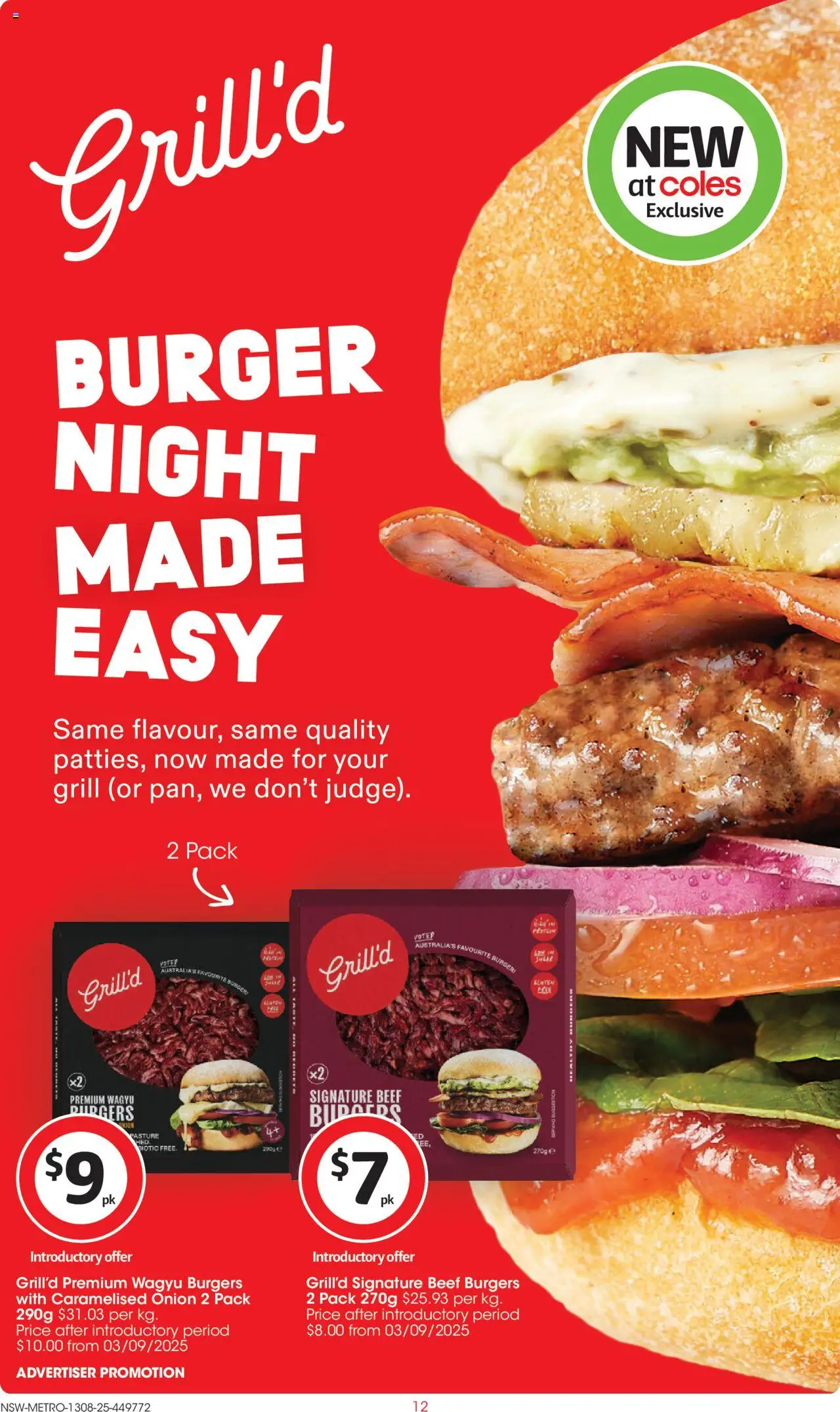 Coles catalogue - valid from 13.08.2025 | Page: 12 | Products: Beef, Grill