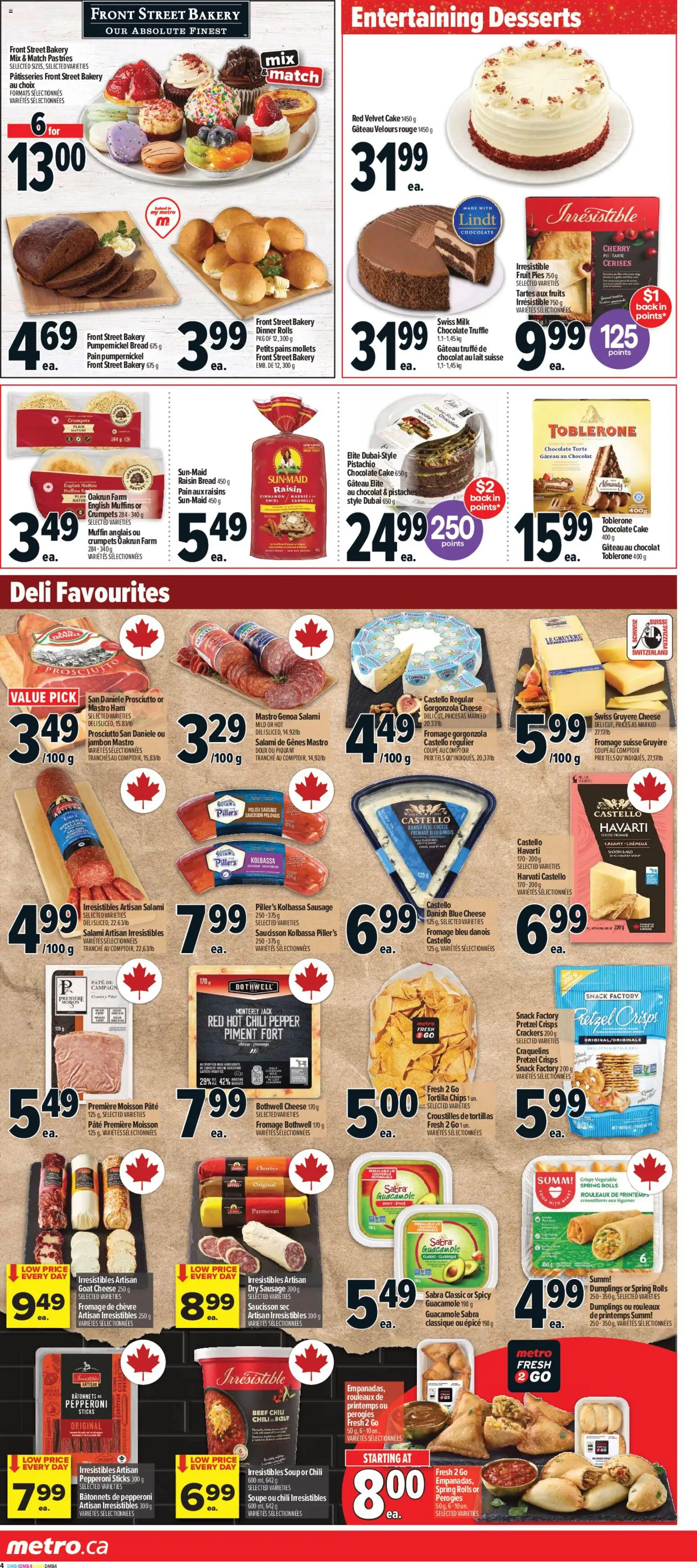 Metro flyer valid from 25.12.2025 | Page: 7 | Products: Chips, Bakery, Cheese, Ham